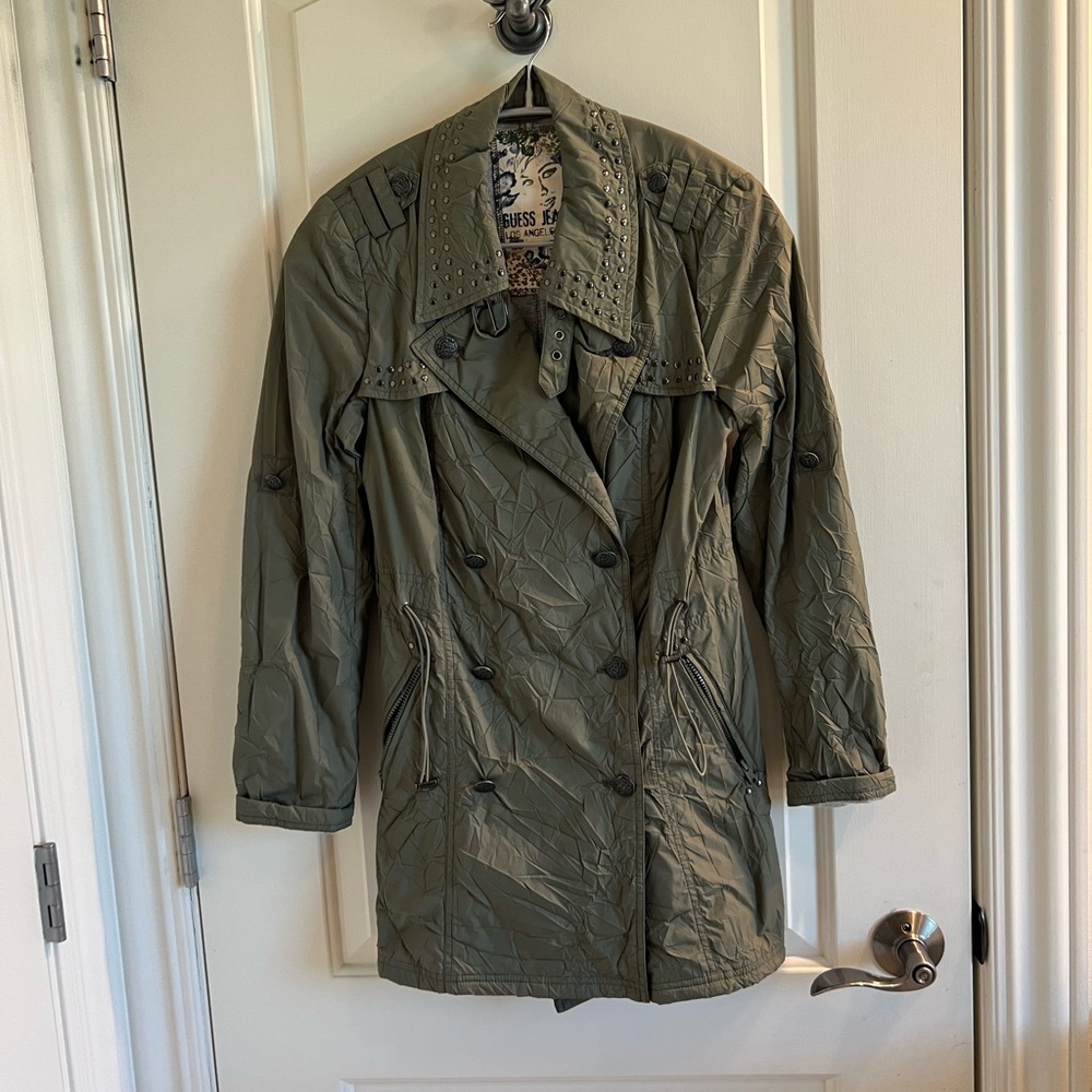 Womens Guess rain jacket.  Perfect condition